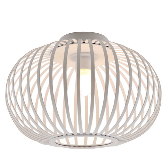 Industrial bathroom ceiling light white, Lieve, IP44