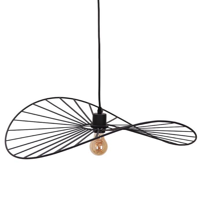 Retro pendant light black, Jolinda