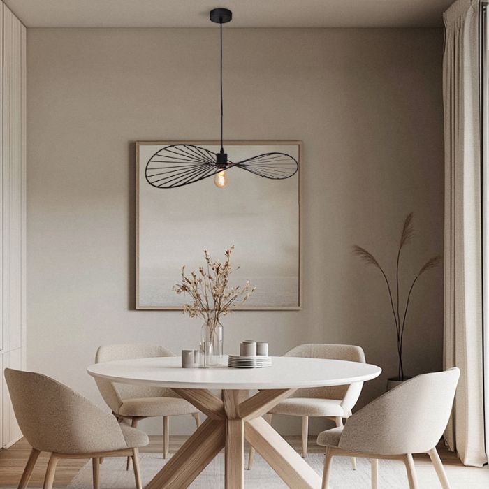 Retro pendant light black, Jolinda