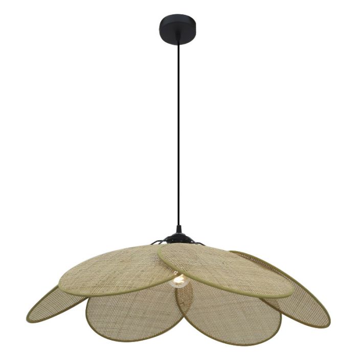 Rattan pendant light brown, Rowen
