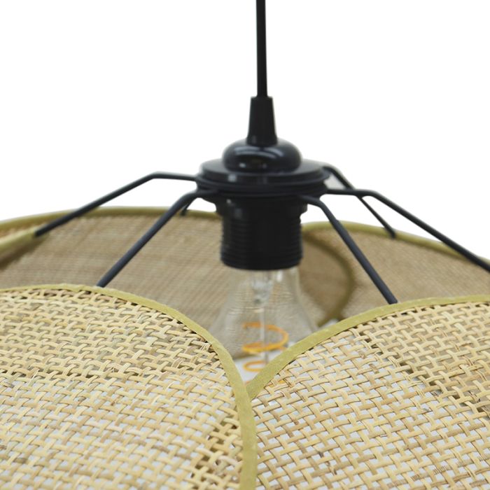 Rattan pendant light brown, Rowen