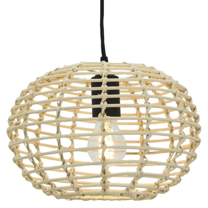 Rattan pendant light brown, Roza