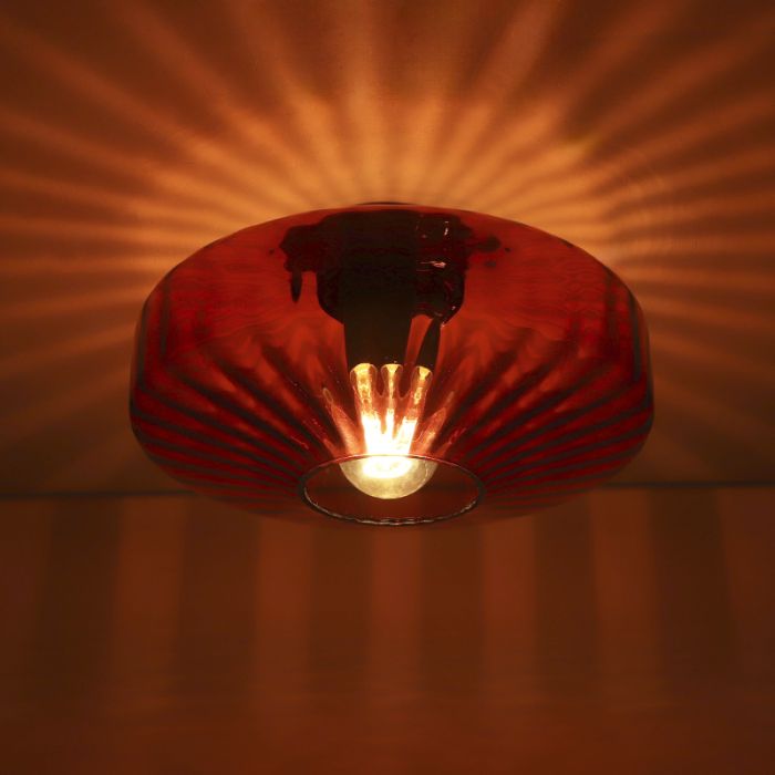 Design ceiling light red, Sevda