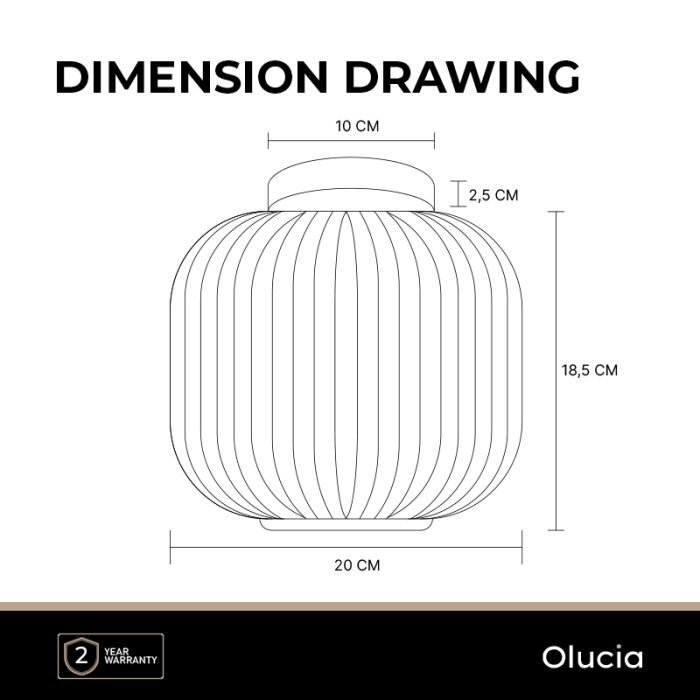 Design ceiling light transparent, Charlois