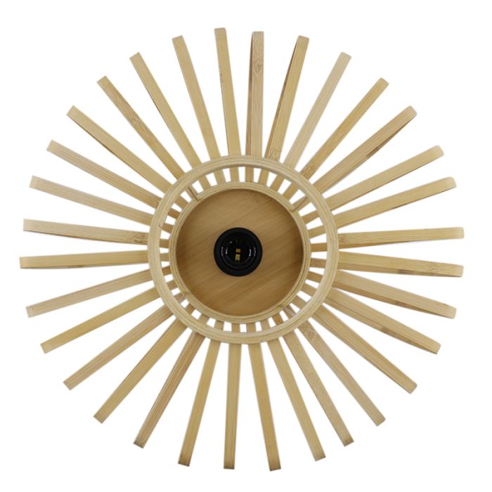 Bamboo ceiling light brown, Tina