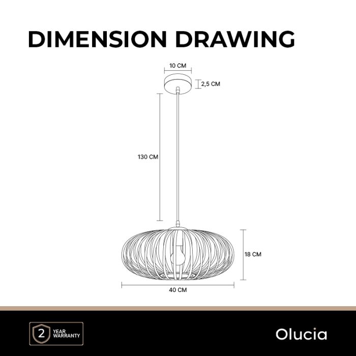Industrial pendant light white, Lieve