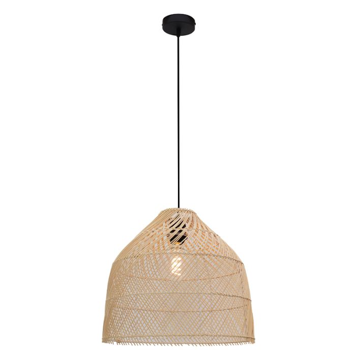 Rattan pendant light brown, Marcia