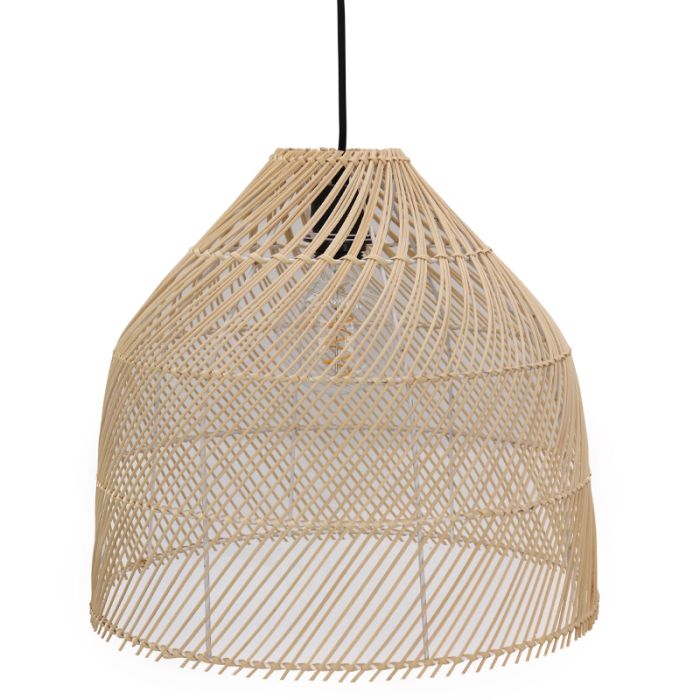 Rattan pendant light brown, Marcia
