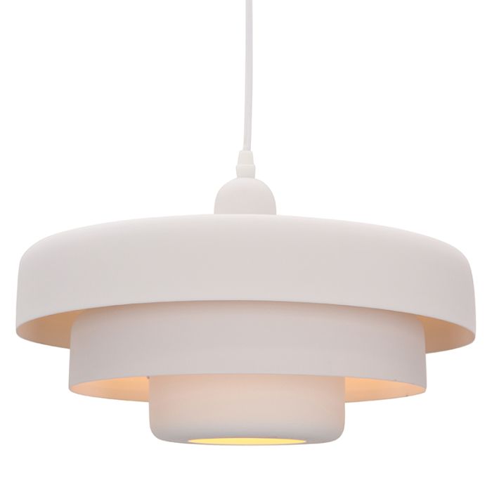 Modern pendant light white, Meredith