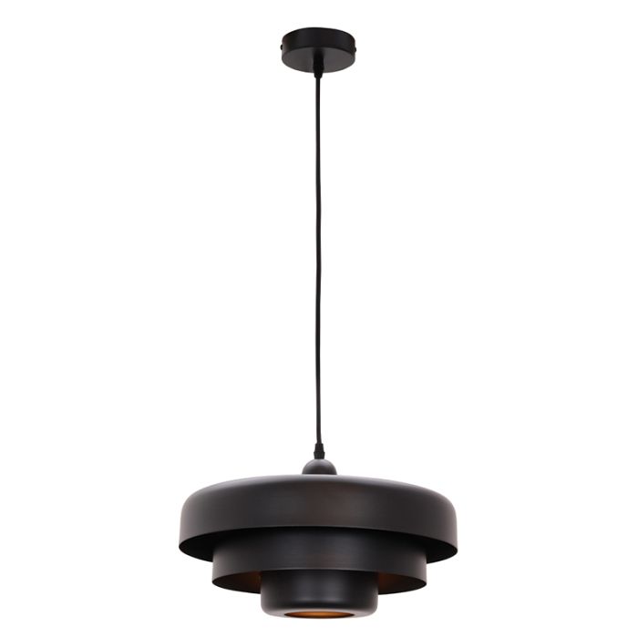 Modern pendant light black, Meredith