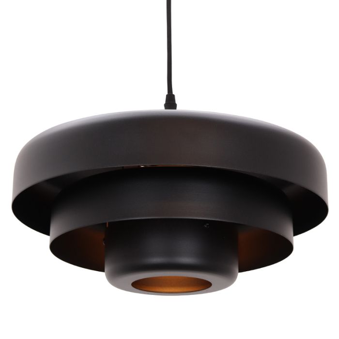 Modern pendant light black, Meredith
