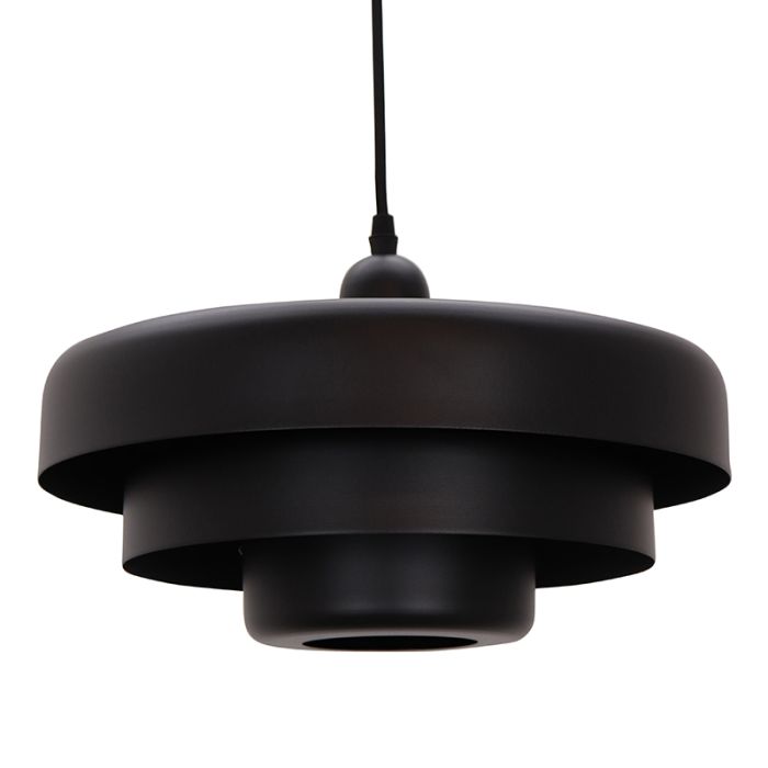 Modern pendant light black, Meredith