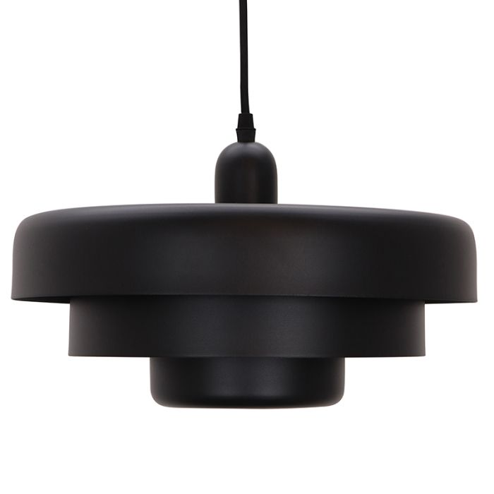 Modern pendant light black, Meredith