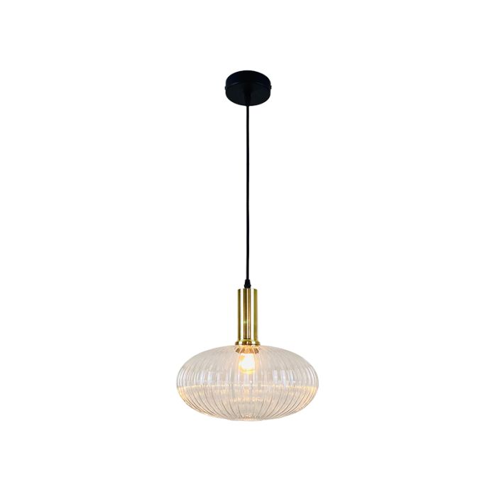 Retro pendant light transparent, Charlois