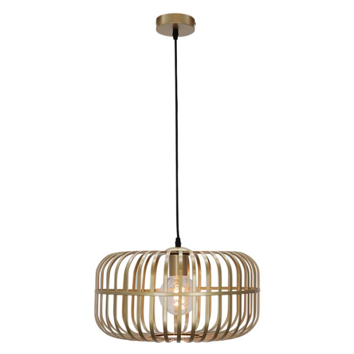 Industrial pendant light gold, Tobi