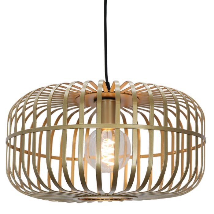 Industrial pendant light gold, Tobi