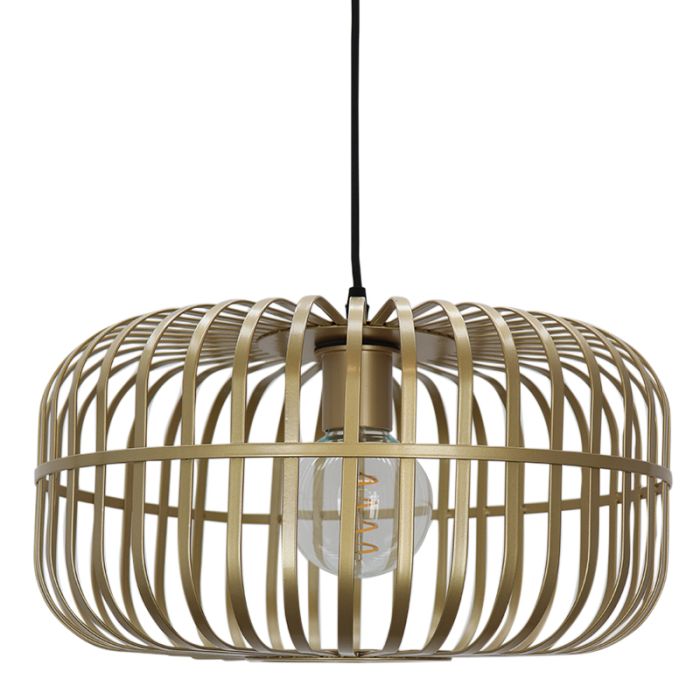 Industrial pendant light gold, Tobi