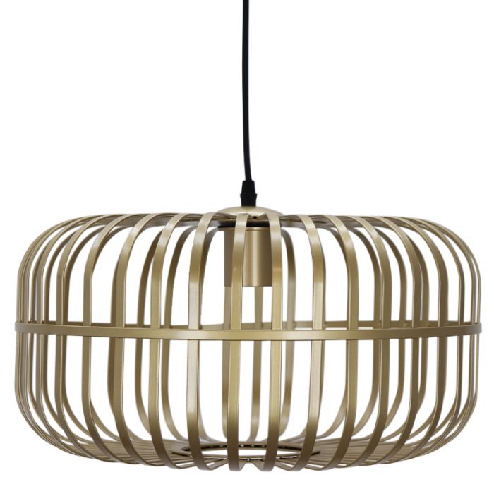 Industrial pendant light gold, Tobi