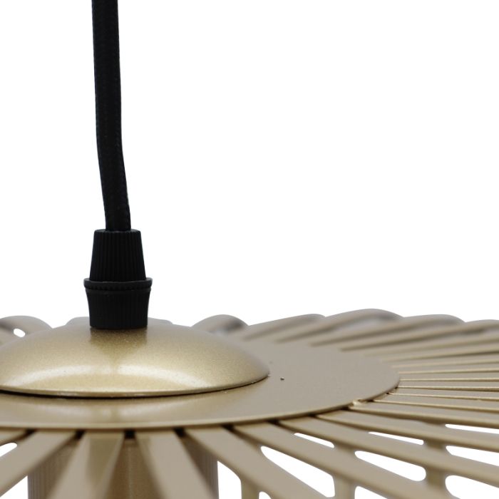 Industrial pendant light gold, Tobi