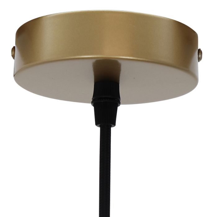 Industrial pendant light gold, Tobi