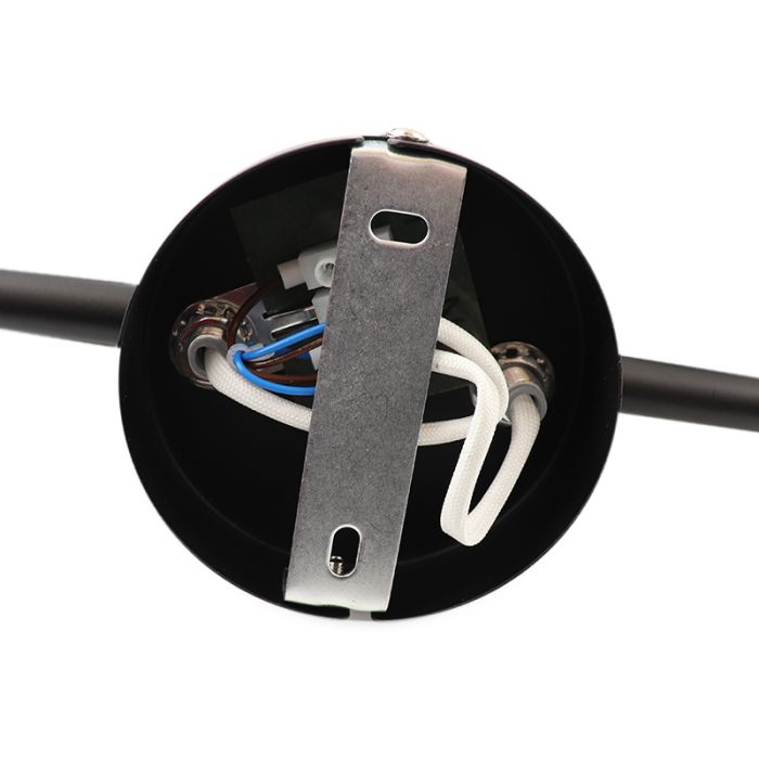 Industrial ceiling spotlight black, Jaylano