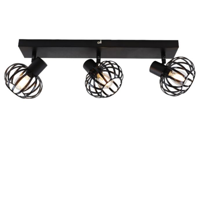 Industrial ceiling spotlight black, Lieve