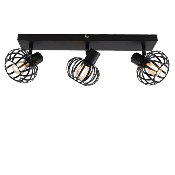 Industrial ceiling spotlight black, Lieve