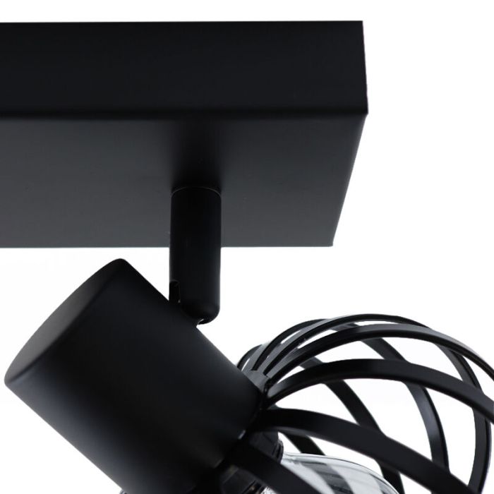 Industrial ceiling spotlight black, Lieve