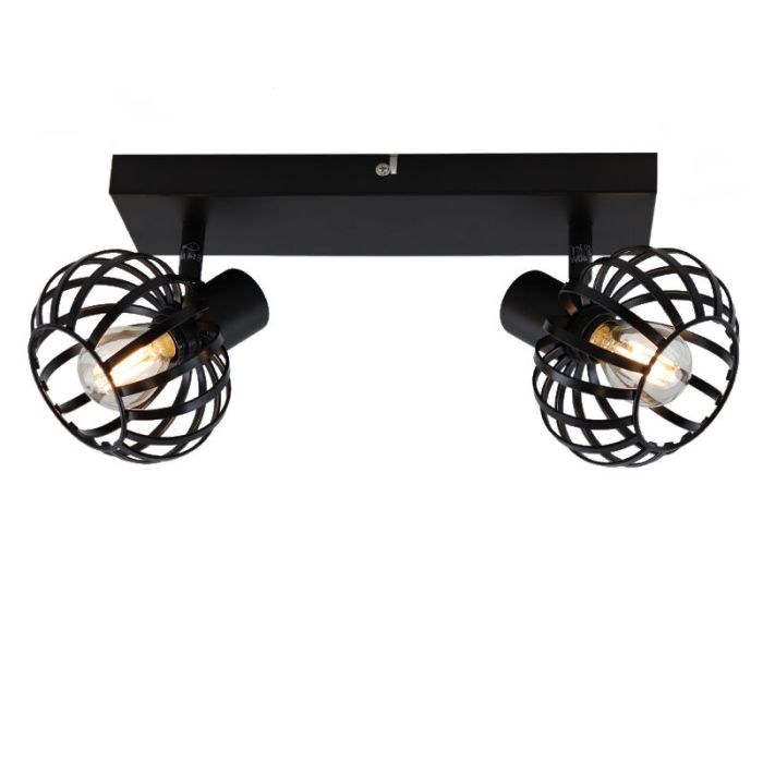 Industrial ceiling spotlight black, Lieve