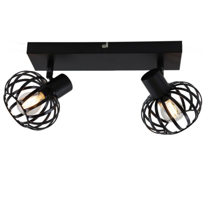 Industrial ceiling spotlight black, Lieve