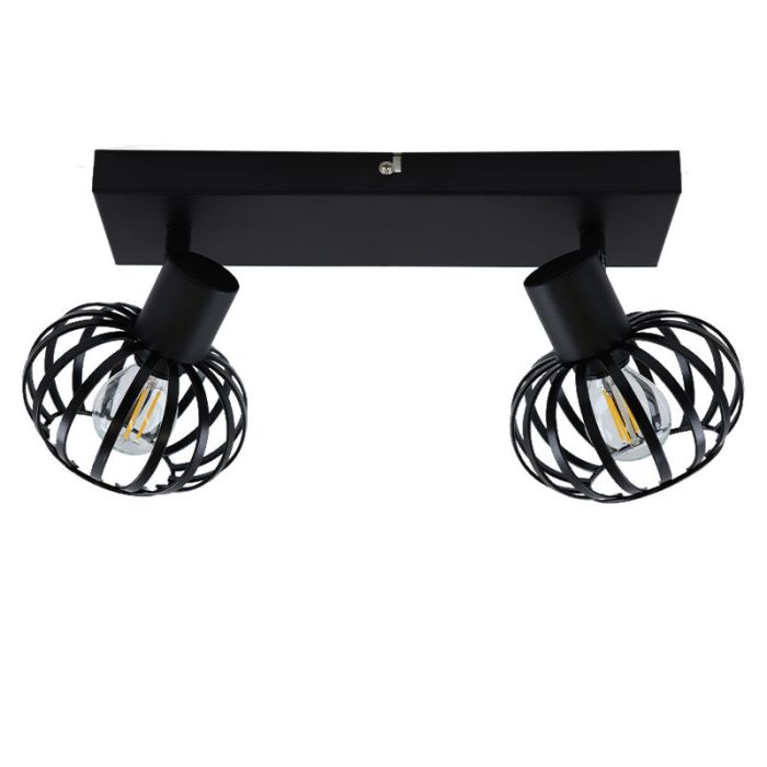 Industrial ceiling spotlight black, Lieve