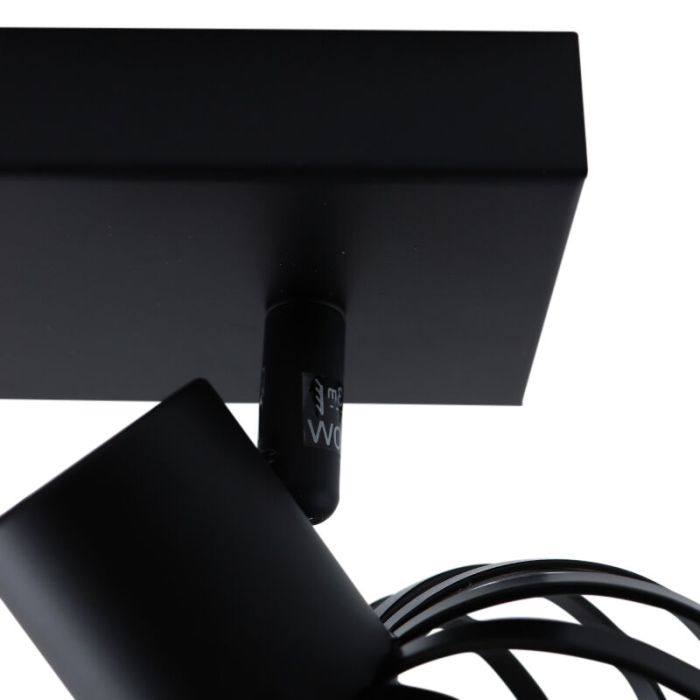 Industrial ceiling spotlight black, Lieve