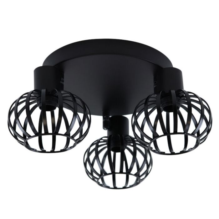 Industrial ceiling spotlight black, Lieve