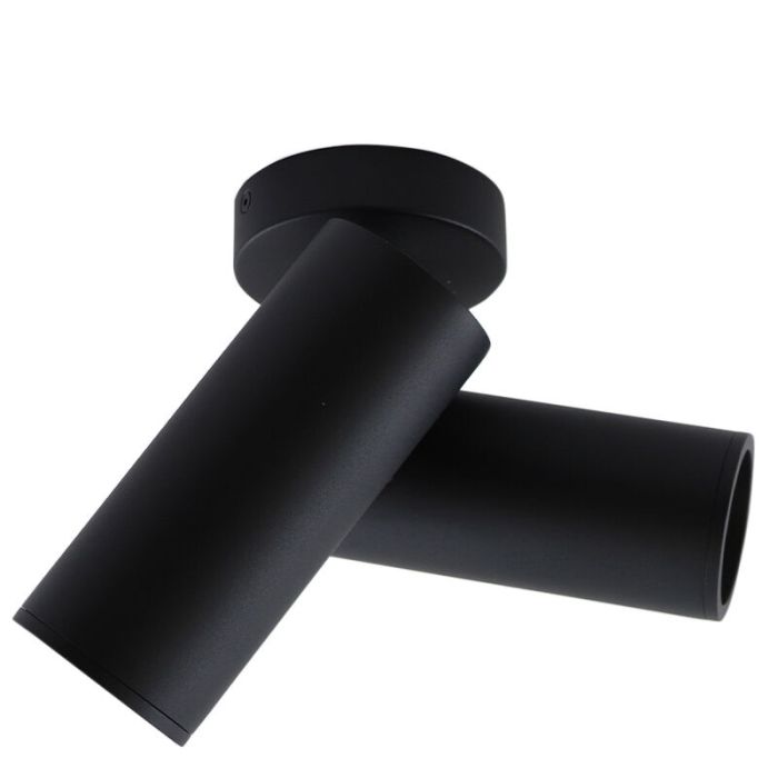 Modern ceiling spotlight black, Nadi