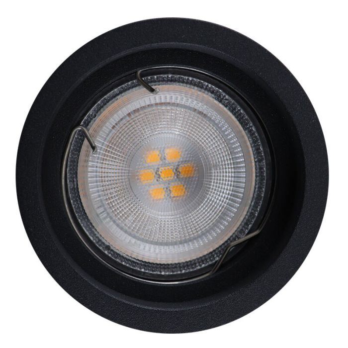 Modern ceiling spotlight black, Nadi