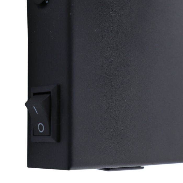 Modern wall spotlight black, Nadi, with switch