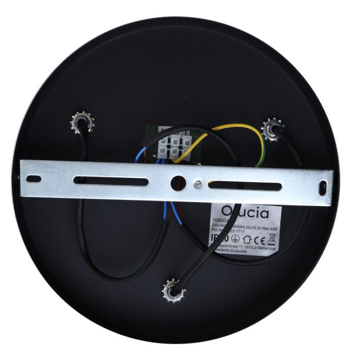 Modern ceiling spotlight black, Nadi