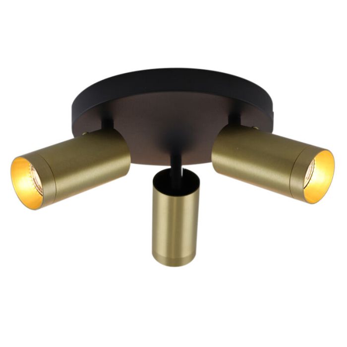 Modern ceiling spotlight brass, Nadi