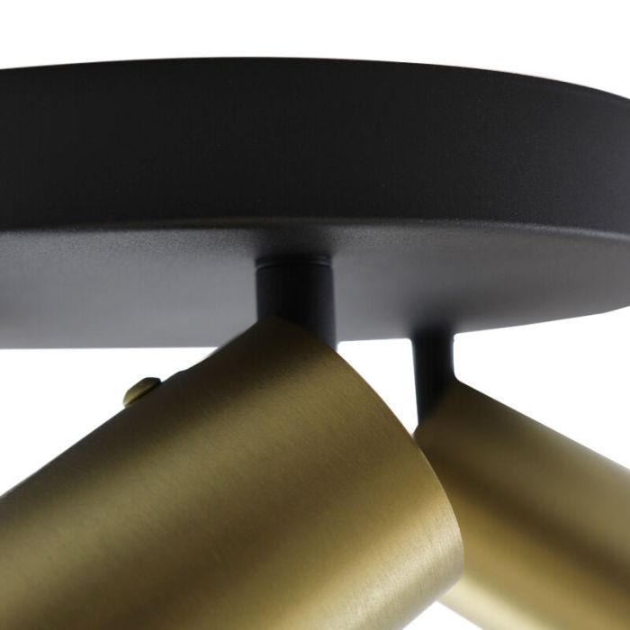 Modern ceiling spotlight brass, Nadi