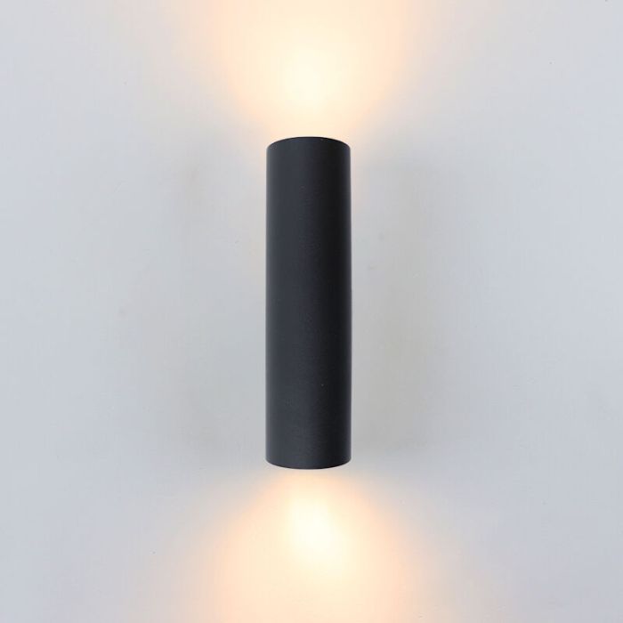 Modern up down wall light black, Nadi