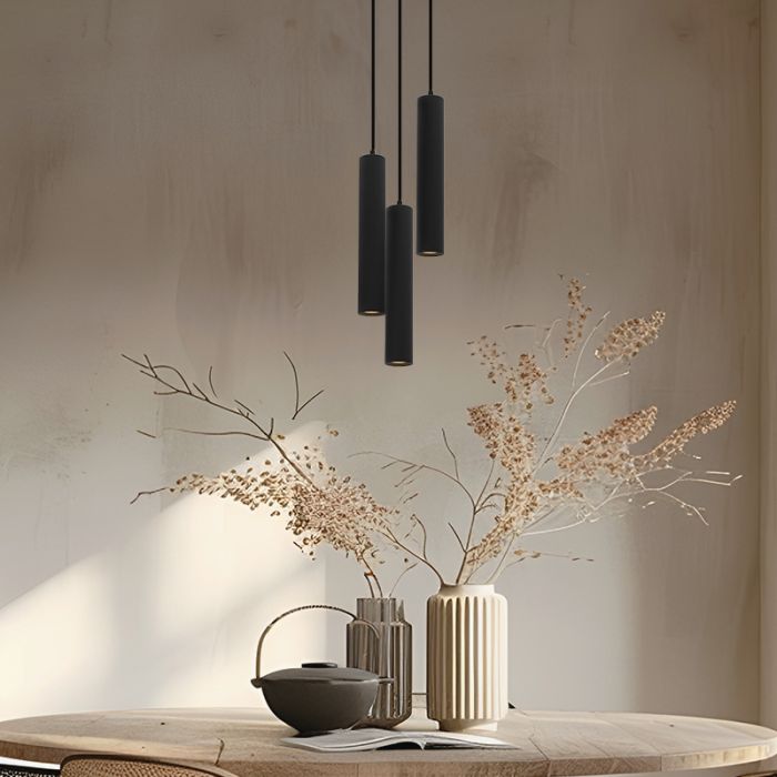 Modern pendant light black, Nadi