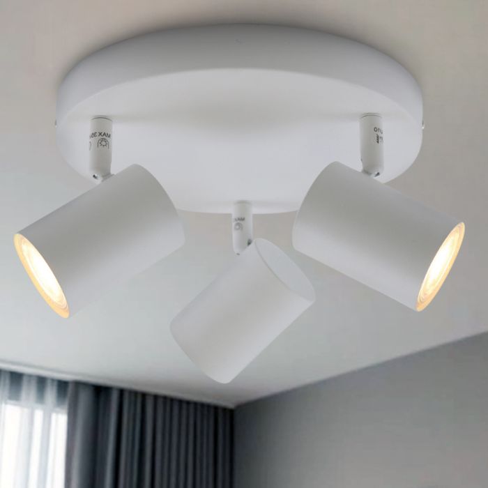 Modern ceiling spotlight white, Elena