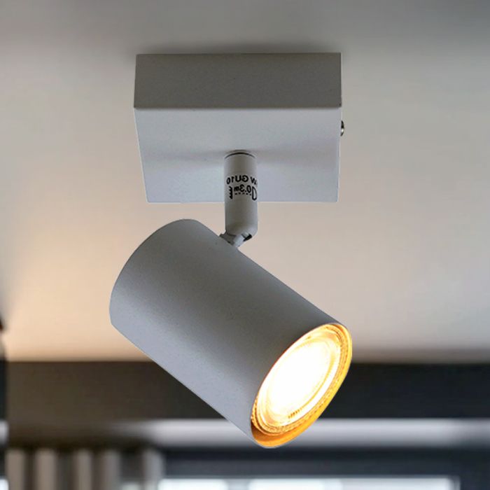 Modern ceiling spotlight white, Elena