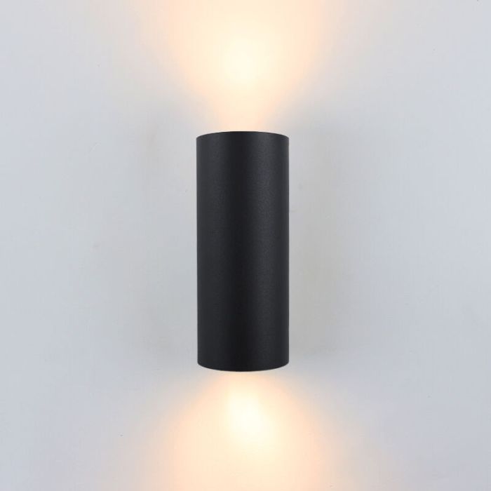 Modern up down wall light black, Elena