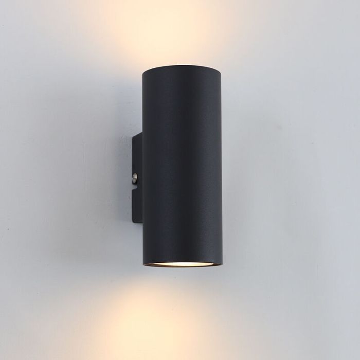 Modern up down wall light black, Elena