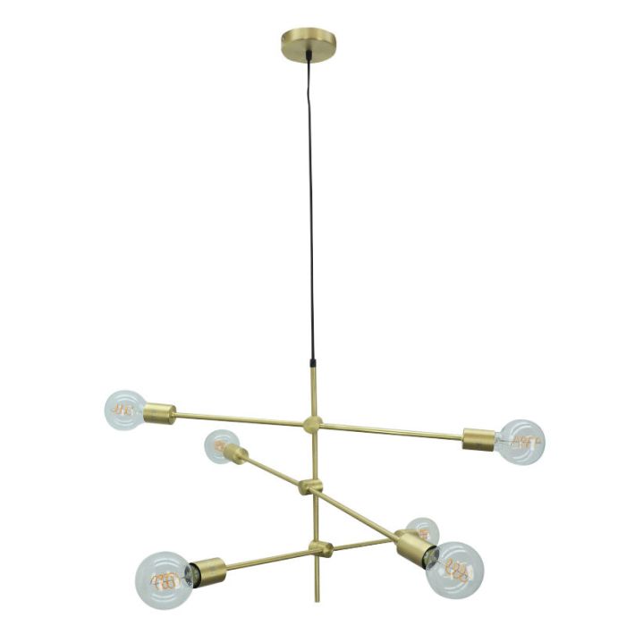 Modern pendant light brass, Nica