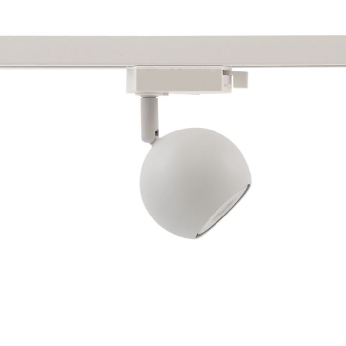 Modern 1 phase track lighting spotlight white, Alco