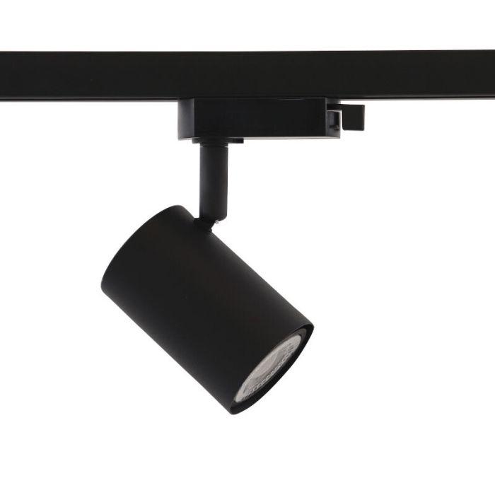 Modern 1 phase track lighting spotlight black, Elena