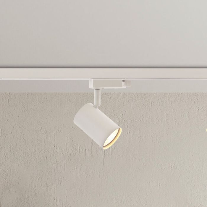 Modern 1 phase track lighting spotlight white, Elena
