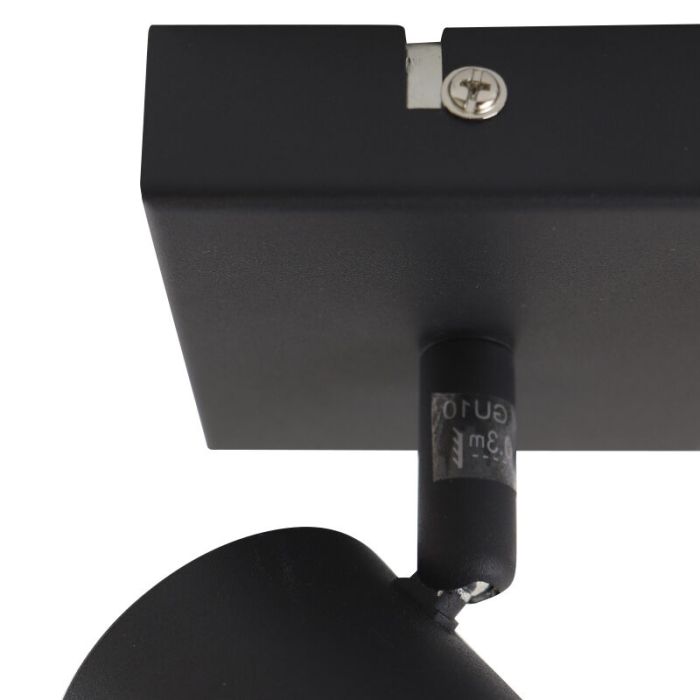 Modern ceiling spotlight black, Elena